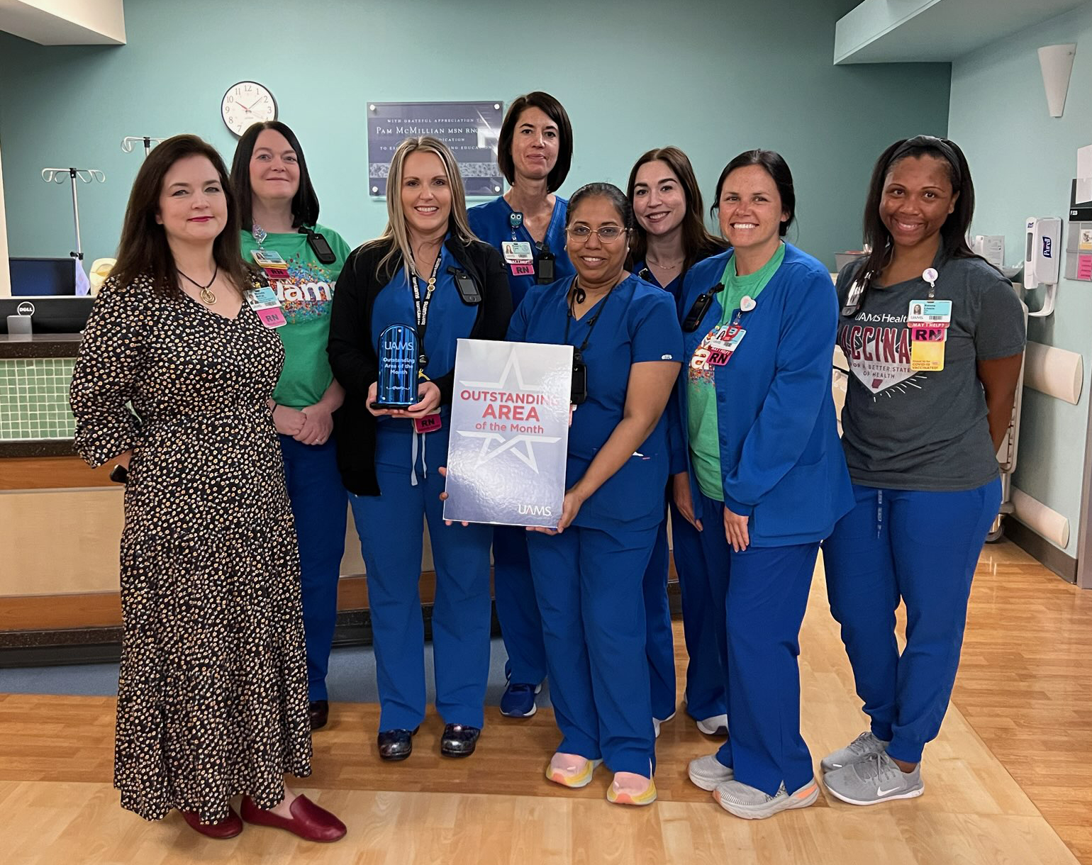 F5/H5 - Neonatal Intensive Care Unit (NICU), Outstanding Area of the Month for June 2023