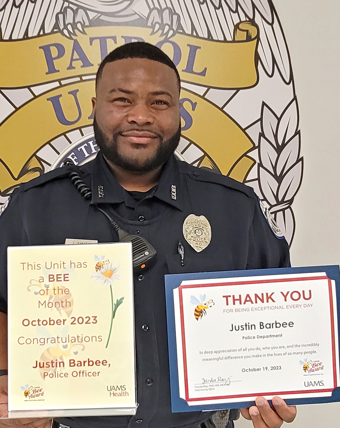 Justin Barbee, Police Officer, Police Department