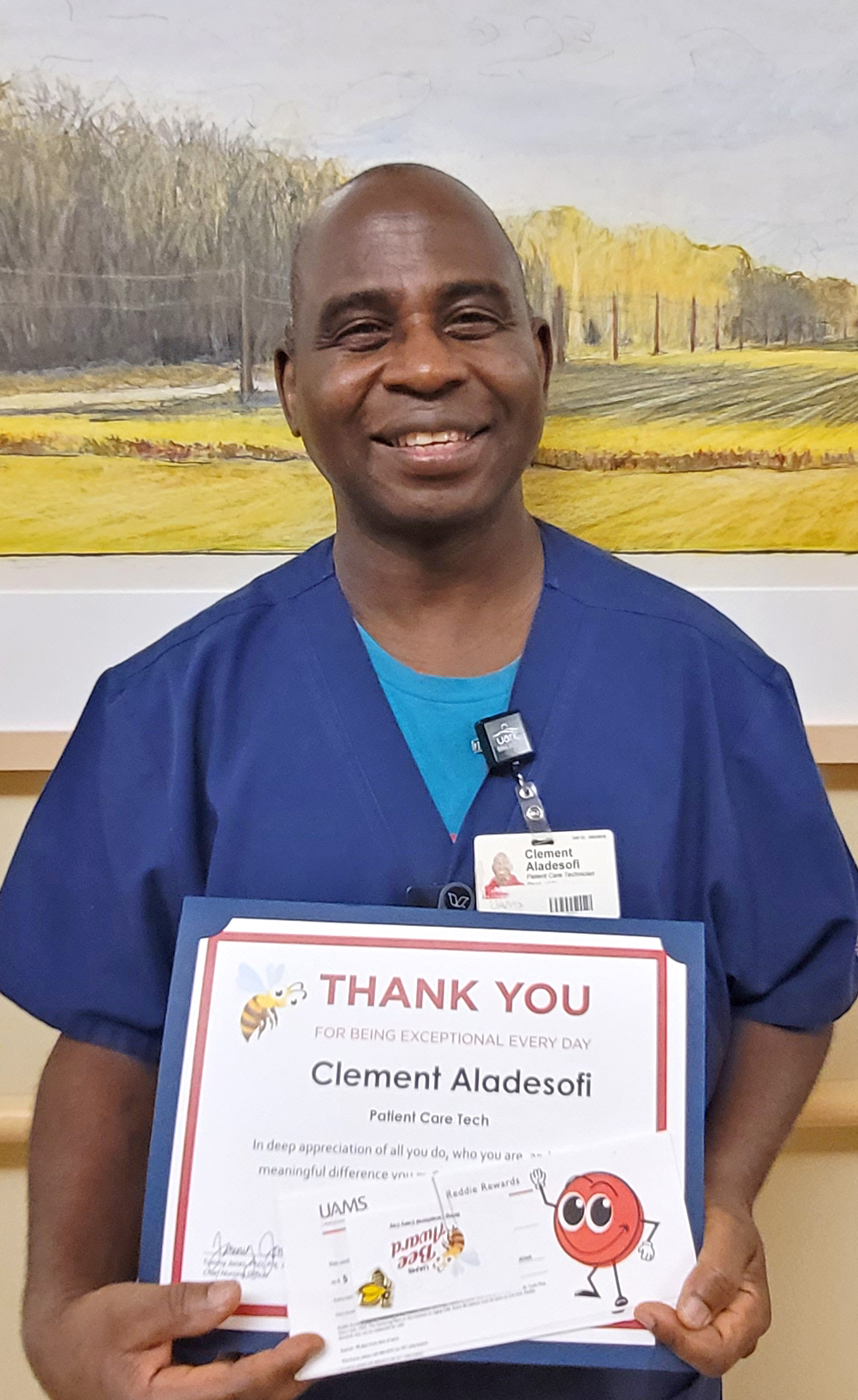 Clement Aladesofi, PCT, H9 - Medical/Surgical Unit specializing in Solid Organ Transplantation