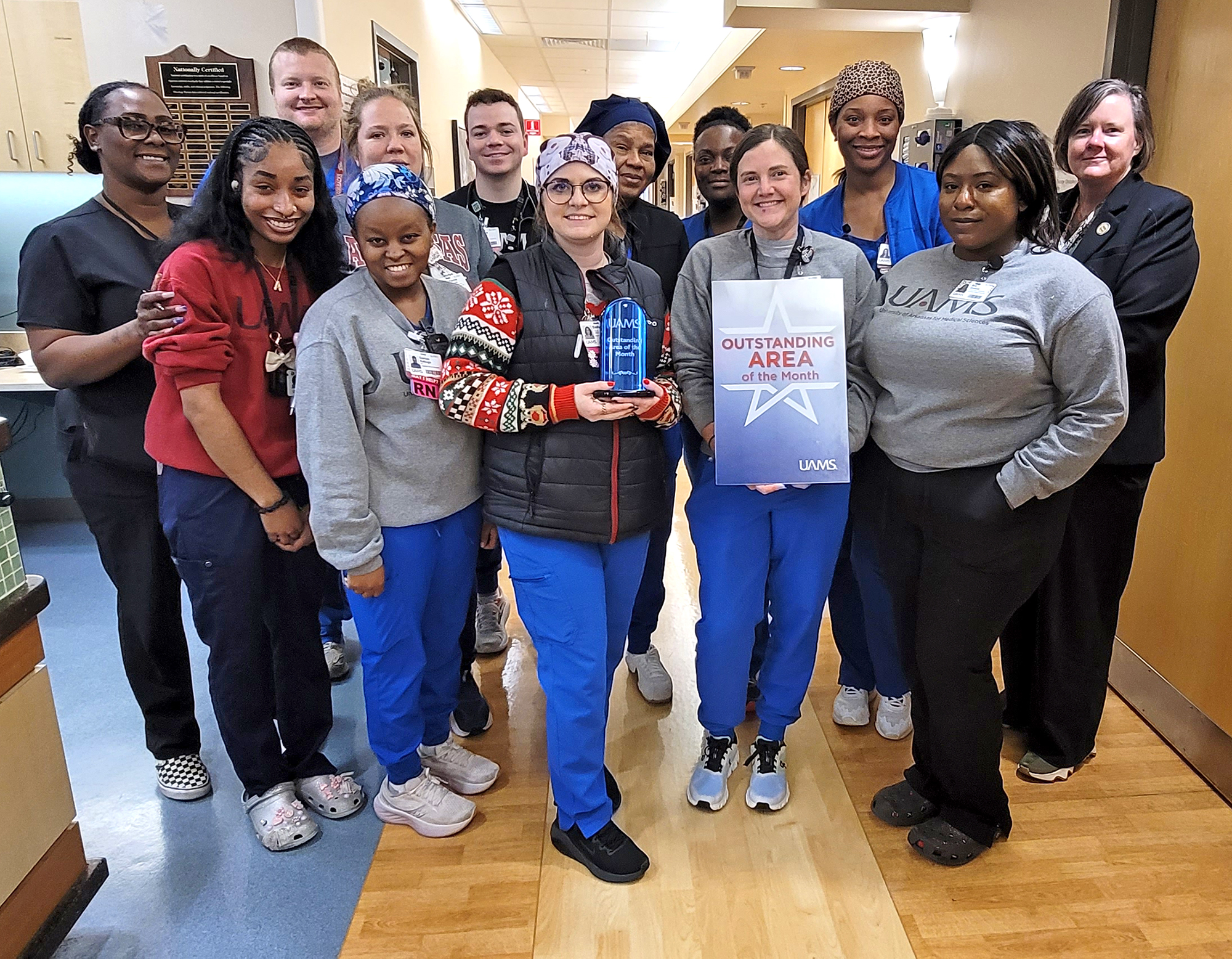 F4 - Trauma Progressive Care, Outstanding Area of the Month for November 2025