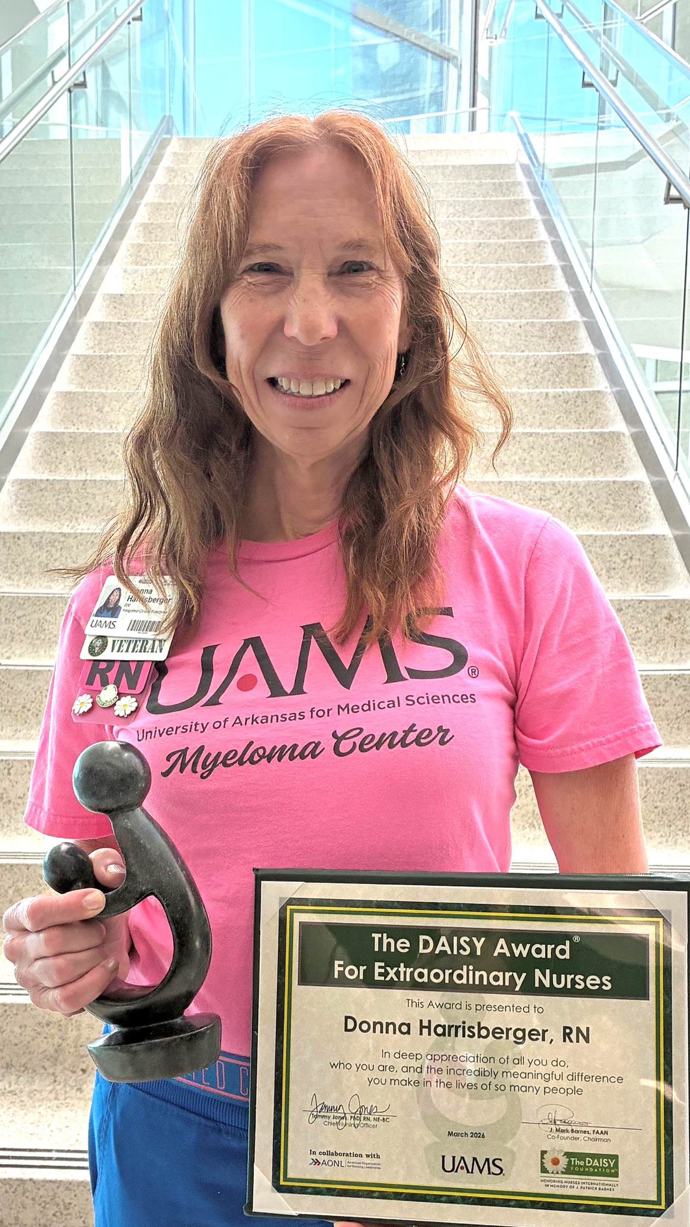 Donna Harrisberger, RN, Myeloma Clinic, 8th floor, Cancer Institute