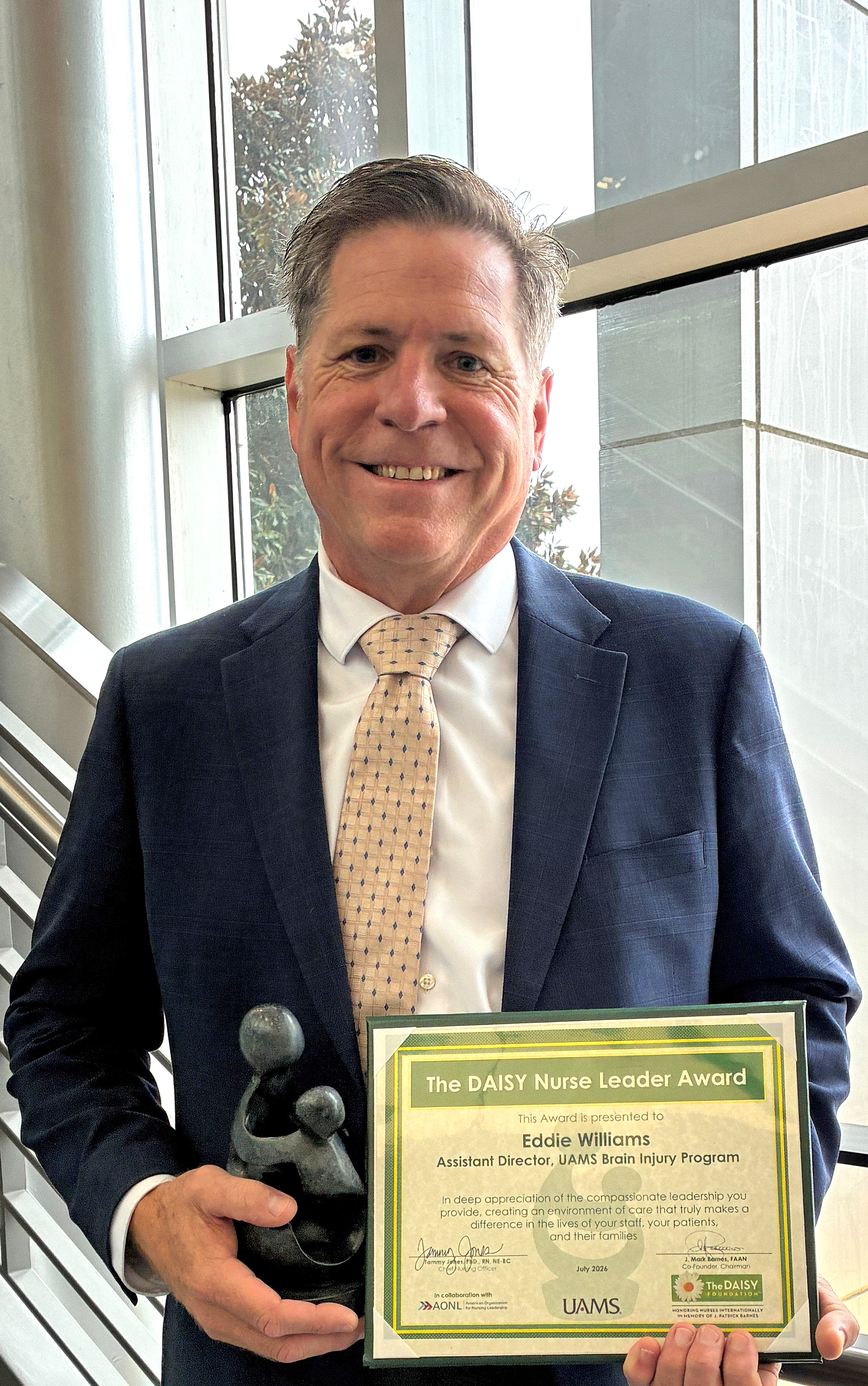 Eddie Williams is an Assistant Director of the UAMS Brain Injury Program