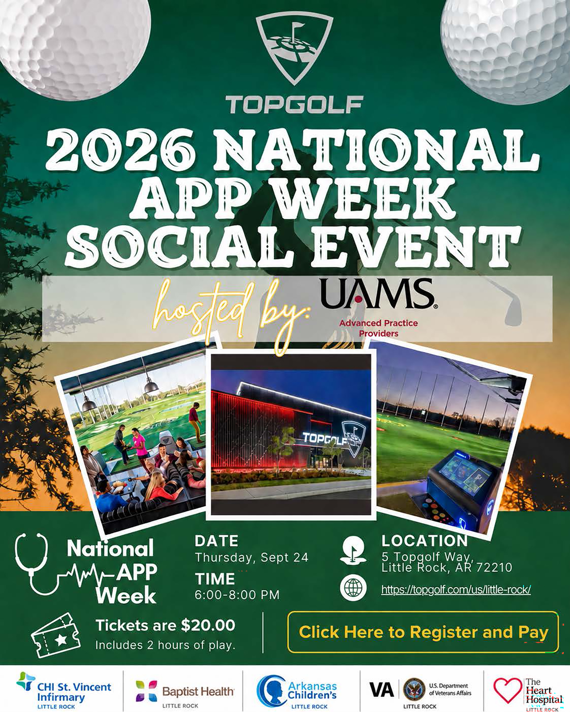 2026 National APP Week Social Event at TopGolf