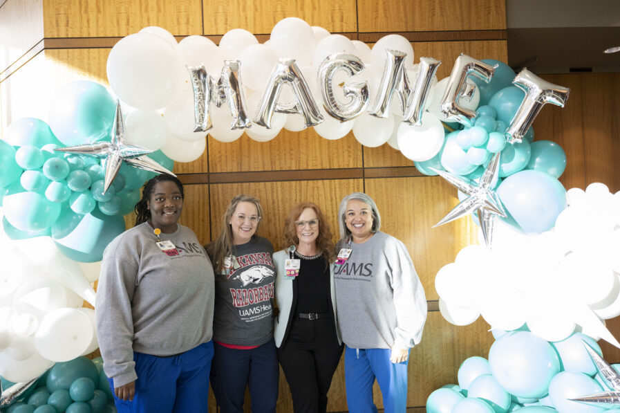 Nurses celebrating Magnet status