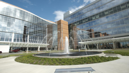 Exterior of UAMS Medical Center