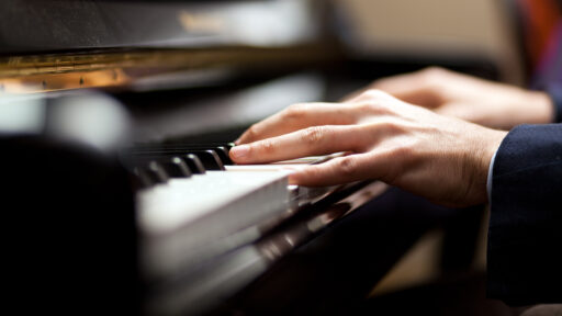 playing piano