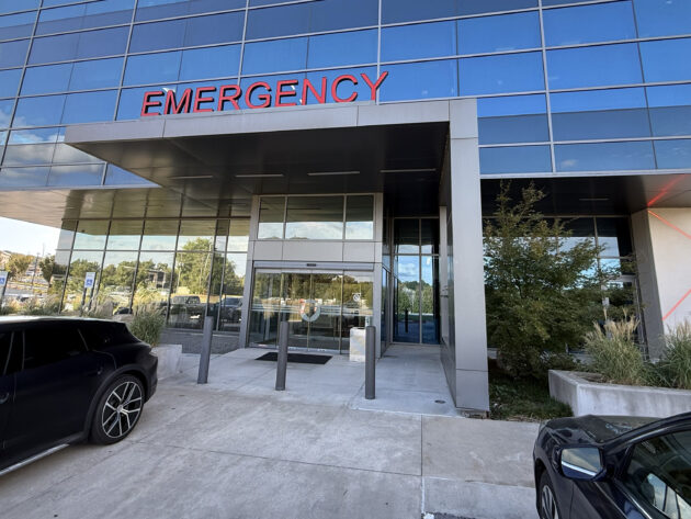 Exterior of Emergency Department at UAMS Health in Bryant