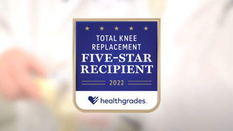 Total Knee Replacement, Five-Star Recipient, 2022, Healthgrades