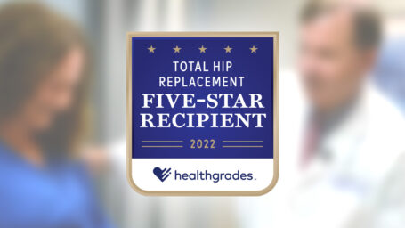 Total Hip Replacement, Five-Star Recipient, 2022, Healthgrades