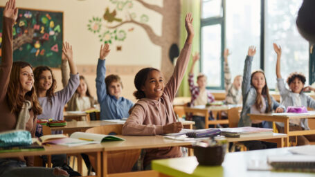 kids in a classroom